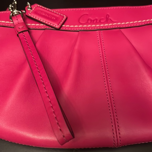 Coach Legacy Leather Pleated Clutch F13734 - Picture 11 of 14